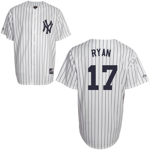 Brendan Ryan #17 Youth Baseball Jersey-New York Yankees Authentic Home White MLB Jersey